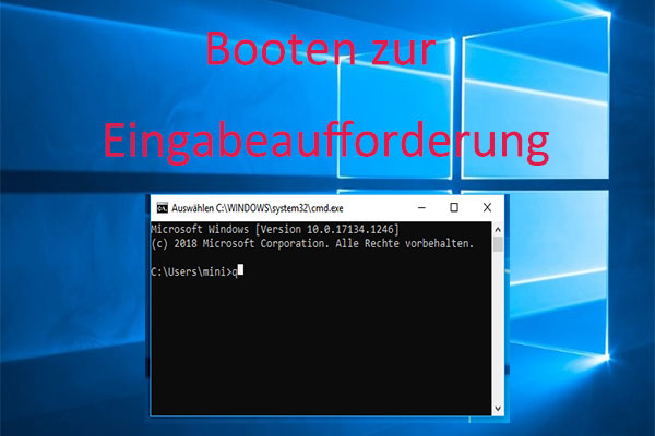 Eingabeaufforderung beim Booten öffnen in Windows 10/11: 3 einfache Methoden