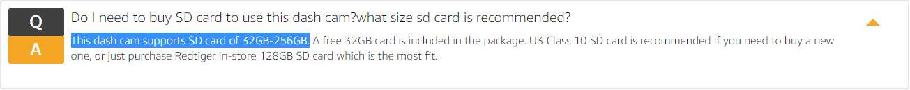 Anforderungen an die SD-Karte.