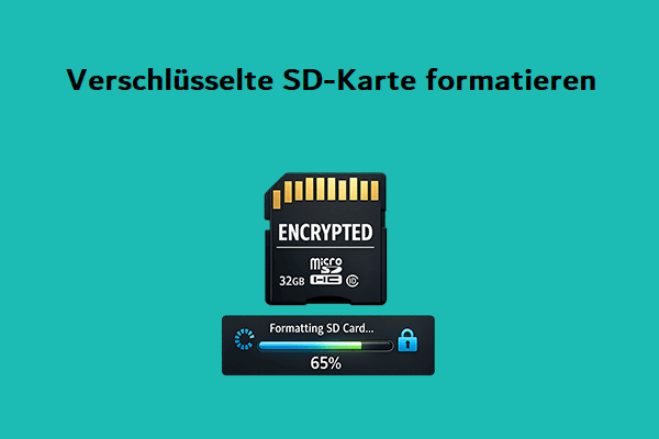 So formatieren Sie eine verschlüsselte SD-Karte sicher unter Windows 11/10