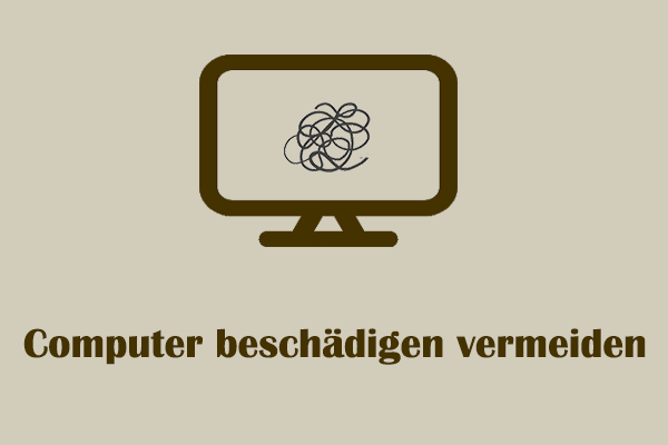 So vermeiden Sie, einen Computer durcheinanderzubringen: Ursachen und Tipps zur Vorbeugung