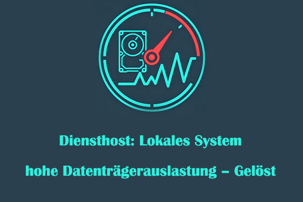 Diensthost: Lokales System mit hoher Datenträgerauslastung beheben