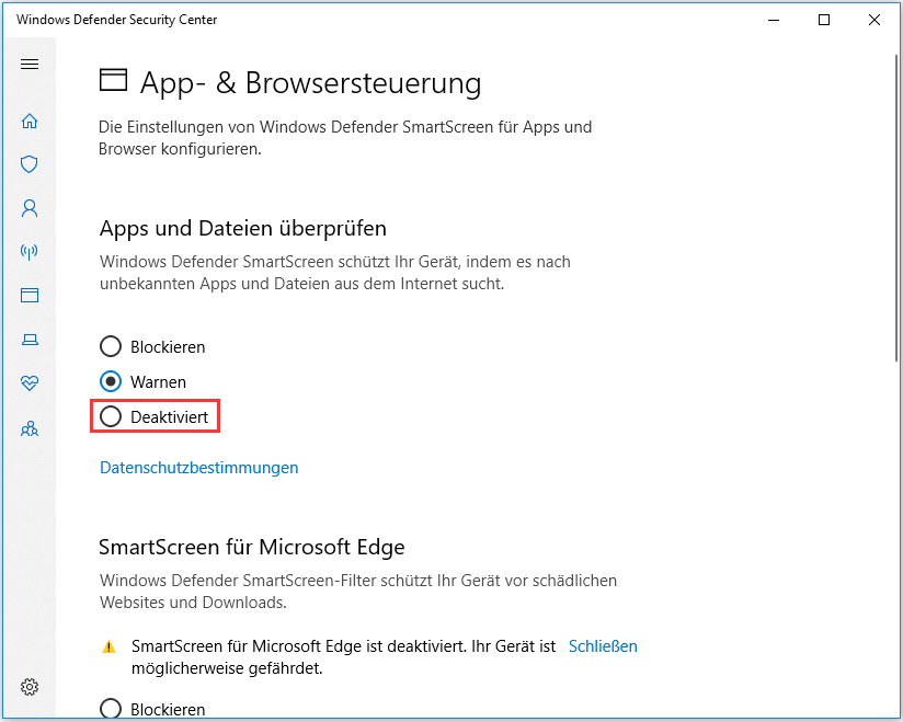 App- & Browsersteuerung