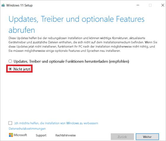 Windows 11-Setup