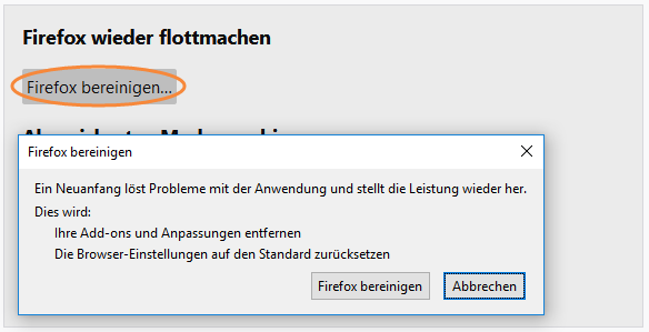 Firefox aktualisieren
