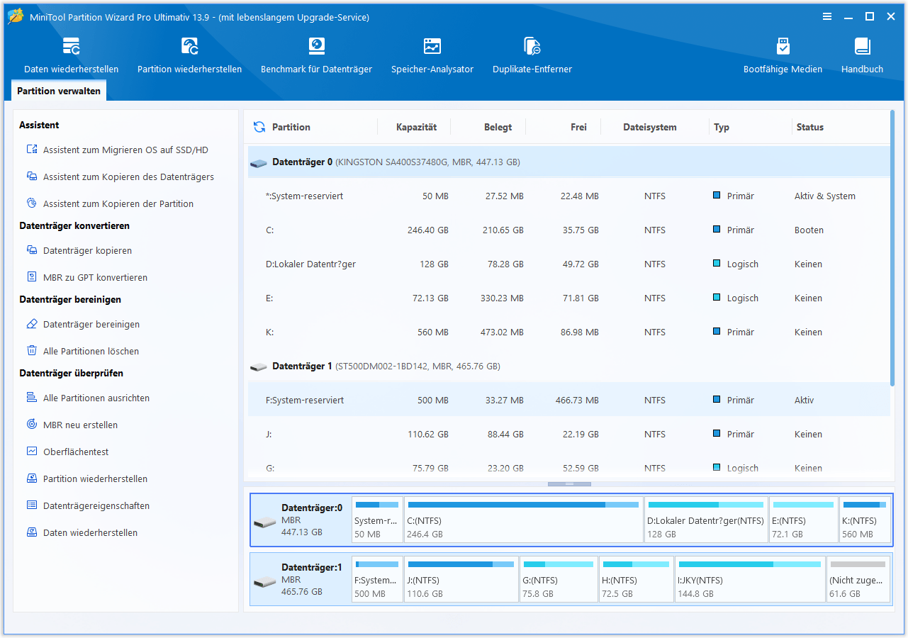 MiniTool Partition Wizard