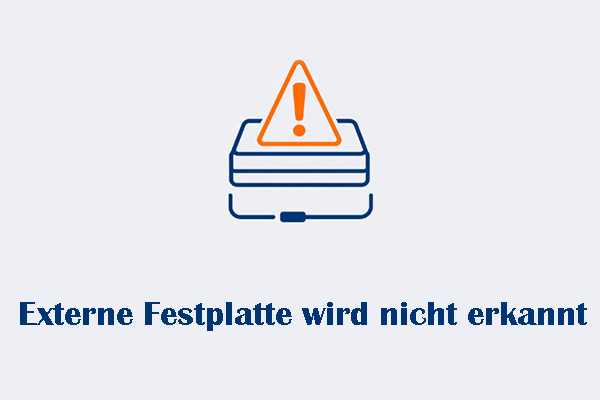 6 Lösungen: externe Festplatte wird nicht erkannt
