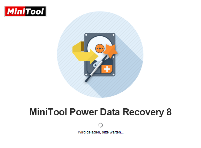 Startoberfläche des MiniTool Power Data Recoverys