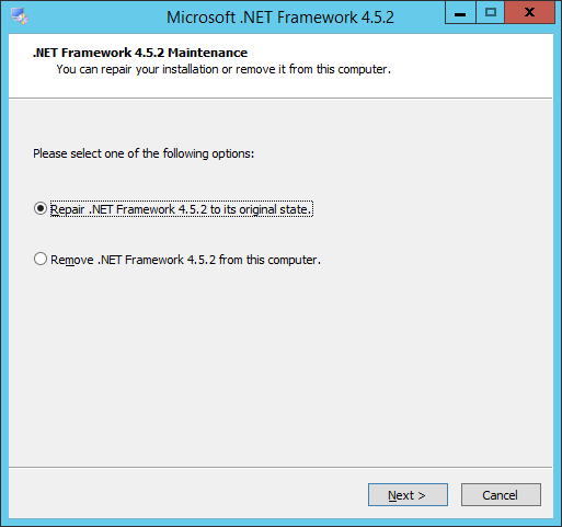 NET Framework reparieren