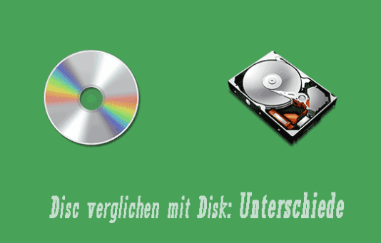 Disc verglichen mit Disk: Unterschiede