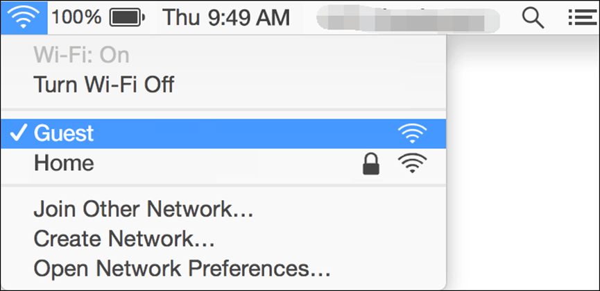 Überprüfen, ob Ihr Mac mit einem verfügbaren Wi-Fi verbunden ist
