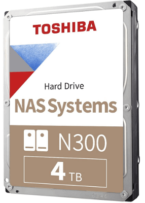 Toshiba N300 4TB NAS Internal Hard Drive