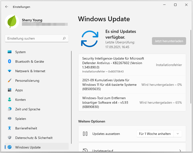 So kann man das Windows 11 Update anhalten