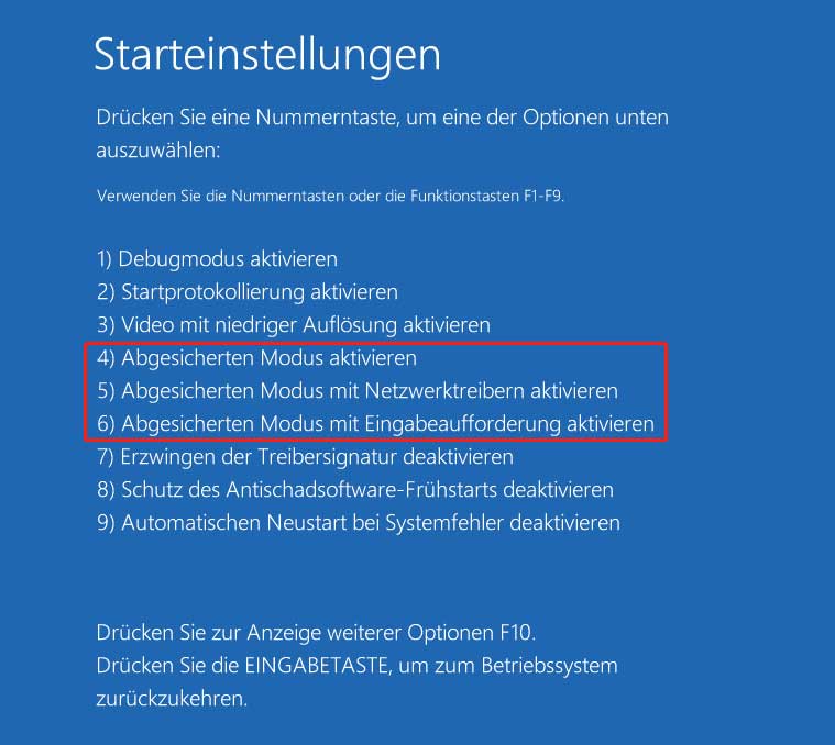 Windows 11 im abgesicherten Modus aufrufen