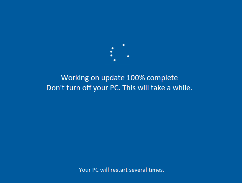 Windows-Update bleibt bei Fehlermeldung 100 hängen