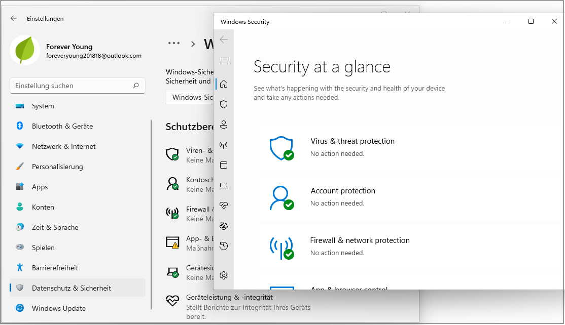 Windows-Sicherheit Windows 11