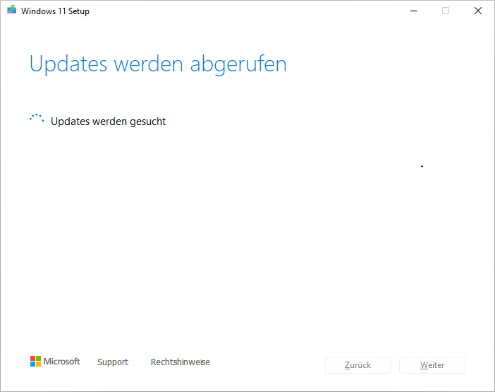Direktes Windows 10-Upgrade