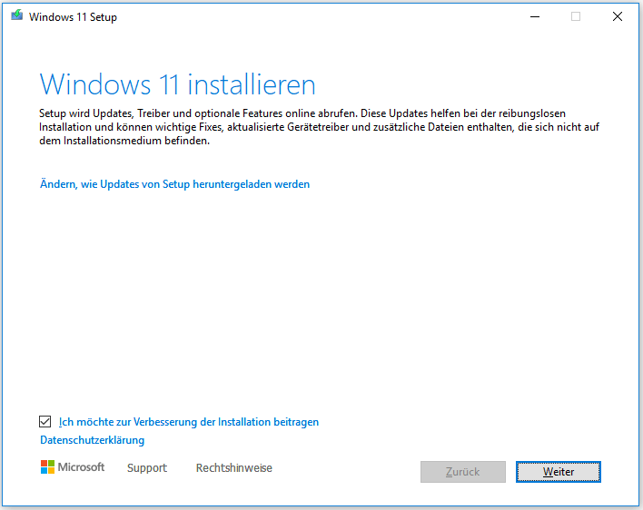 Windows 11-Einrichtung