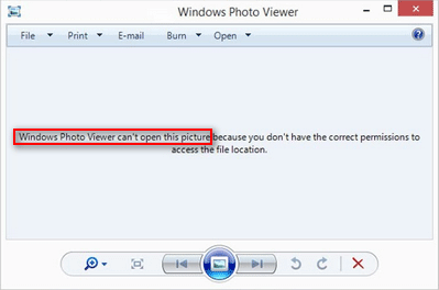 Windows Photo Viewer kann dieses Bild nicht öffnen