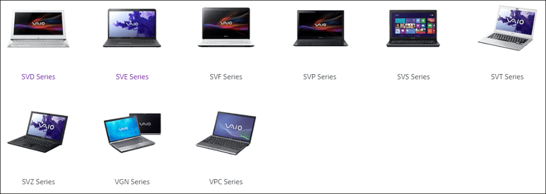 Sony VAIO-Laptops