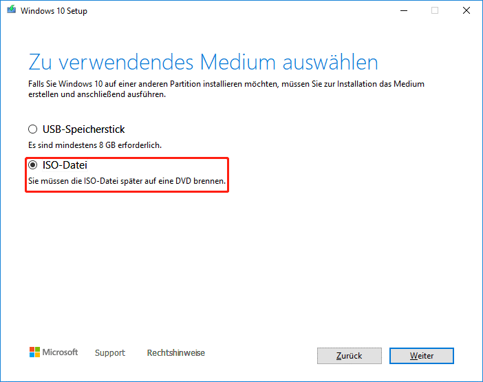 Erstellen Sie eine Windows 11-ISO-Datei