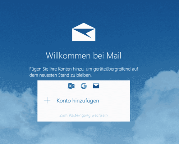 Windows 10 Mail-App