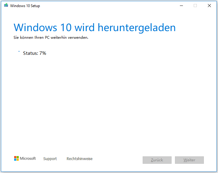 Herunterladen von Windows 10 22H2
