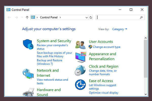 Windows 10/8/7でコントロールパネルを開く10の方法
