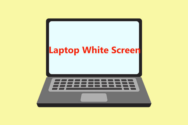 ノートパソコンに白い画面が表示されるときの4つの対処法