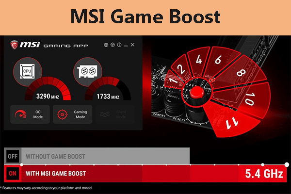 MSI Game Boostおよび他の方法でゲーミングPCのパフォーマンス向上させる