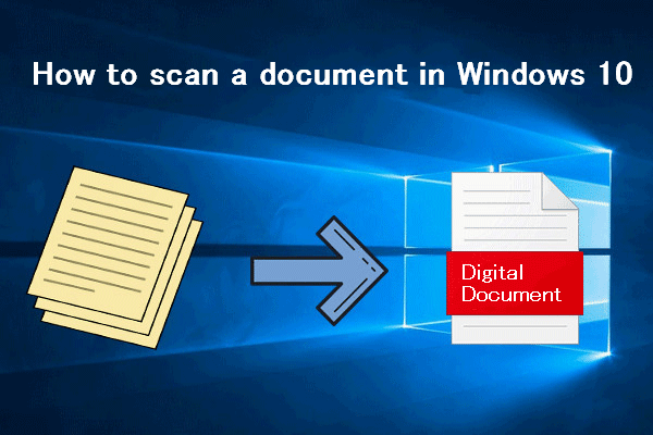 Windows 10で文書をスキャンする2つの方法