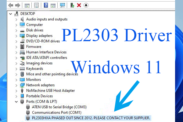 Windows 11のPL2303ドライバーでUSBからシリアルが機能しない問題を修正