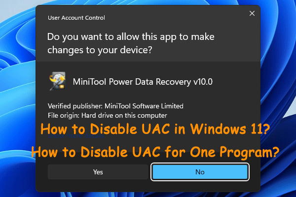 Windows 11でユーザーアカウント制御（UAC）を無効/有効にする方法