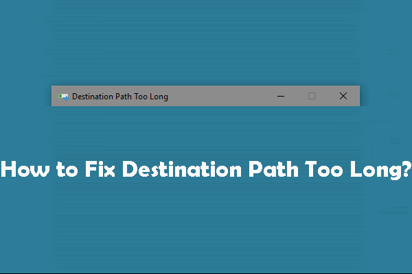 Windowsの「対象のパスが長すぎます」を効果的に解決する方法