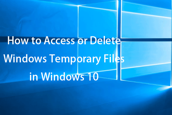 Windows 10でWindowsの一時ファイルにアクセスし、削除する方法