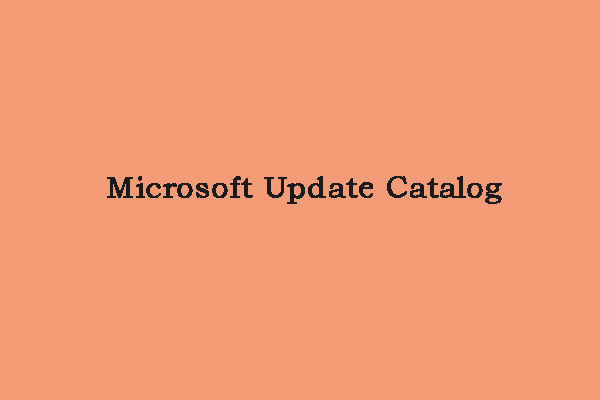 Microsoft Update Catalogとは何か&使い方