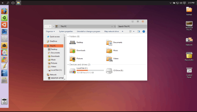 Ubuntu スキン パック