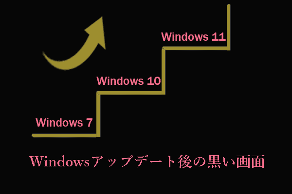 Windowsアップデート後の黒い画面の修正策｜データ復元