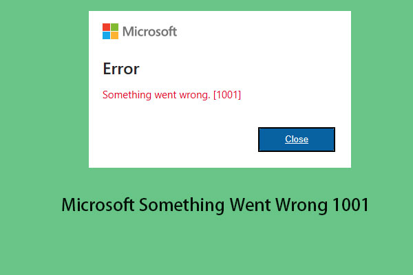 Windows 11/10の「Microsoft 問題が発生しました 1001」を解決する方法
