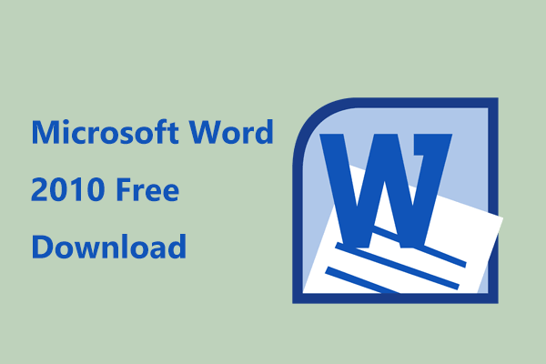 Windows 10 64 ビット/32 ビット用 Microsoft Word 2010 無料ダウンロード