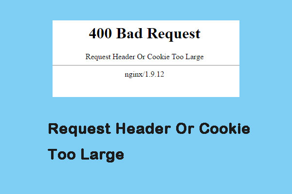 「Request Header Or Cookie Too Large」を解決する方法