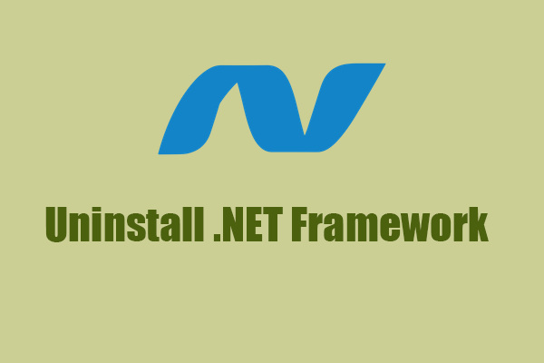.NET Frameworkをアンインストール・再インストールするには？答えはこちら