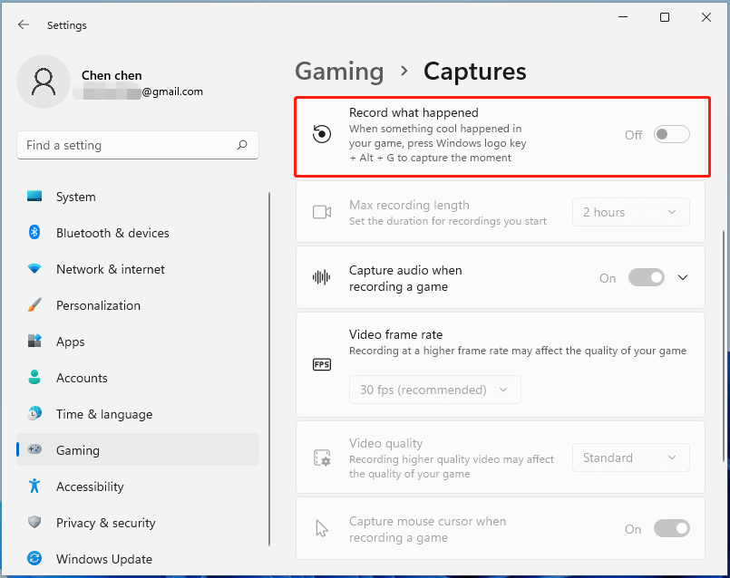 Windows 11 の記録サービスを無効にする