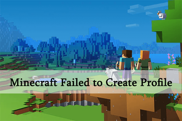 Minecraft「プロフィールの作成に失敗しました」の解決策