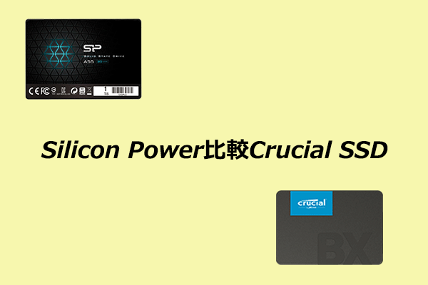 Silicon PowerとCrucialのSSDを徹底比較!どっちを選ぶべき?
