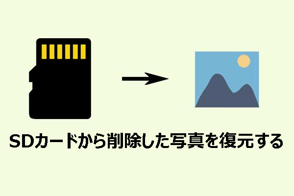 WindowsでSDカードから削除した写真を復元する：四つの方法