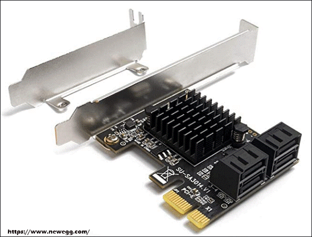PCIe-SATAアダプタの画像