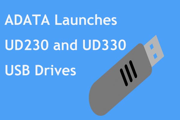 ADATA Launches UD230 & UD330 USB Drives with Folding-cover Design