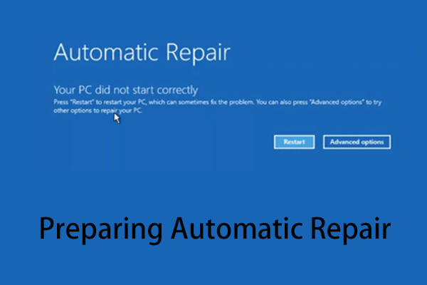 startup repair is checking your system for problems