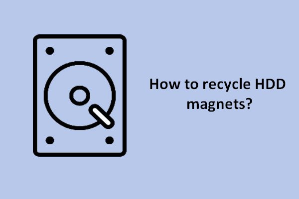 A New Process To Recycle Magnets From Old Hard Drive