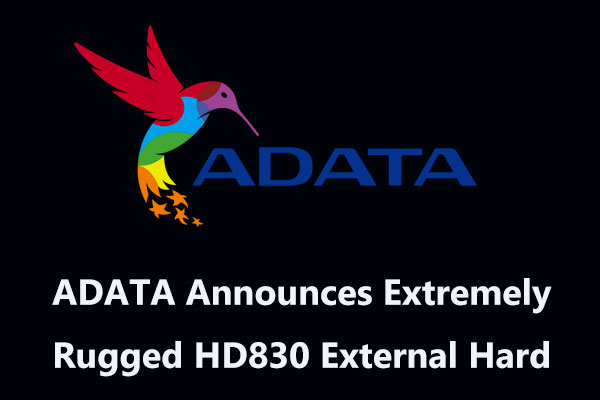 ADATA Announces Extremely Rugged HD830 External Hard Drive